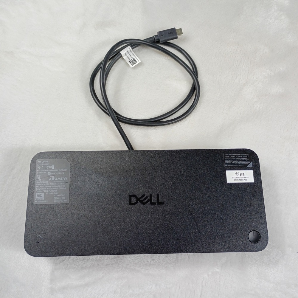 Dell Thunderbolt 4 Smart Dock Unisex OS Black Excellent Multi Port Connectivity